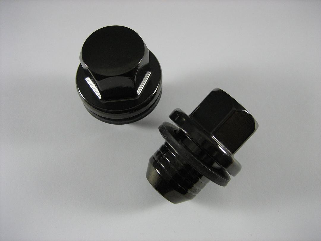 Land Rover Genuine Gloss Black Wheel Lug Nut Set for LR3 LR4 Range Rover and Sport