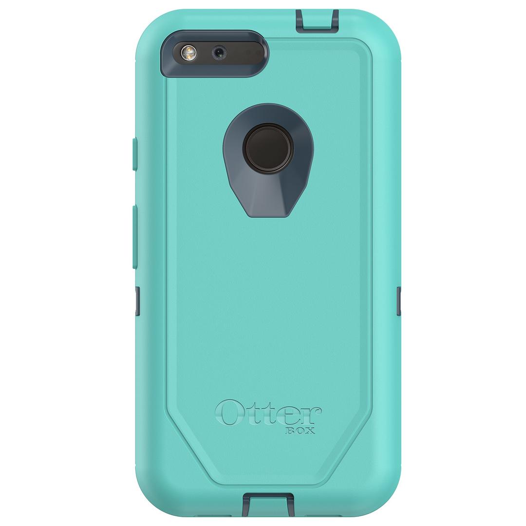 OtterBoxDefender Series Case for Google Pixel XL (5.5" Version ONLY) - Retail Packaging - Borealis (TEMPTEST Blue/Aqua Mint)