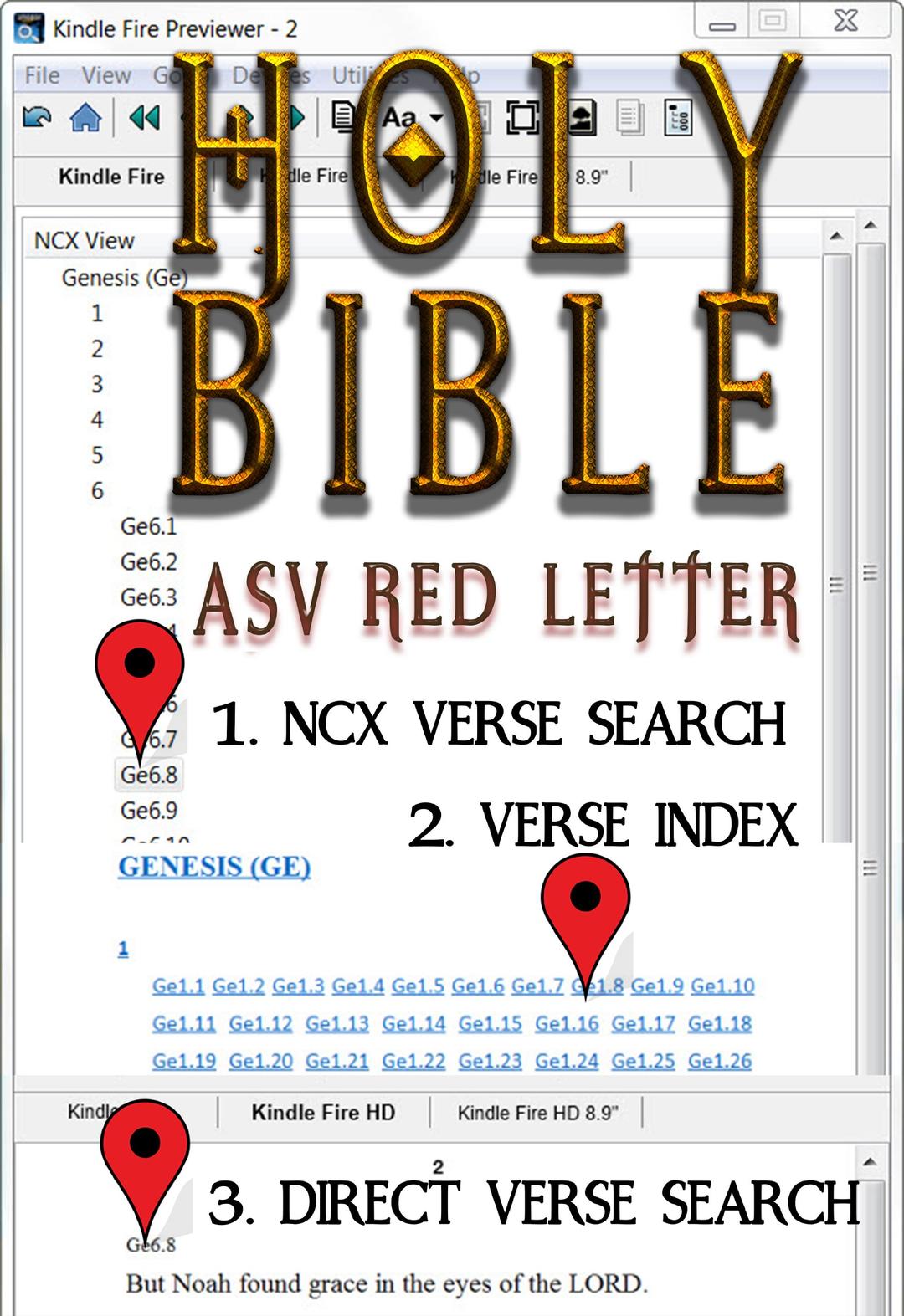 Holy Bible (ASV Red Letter Edition): MATTHEW Kindle Edition