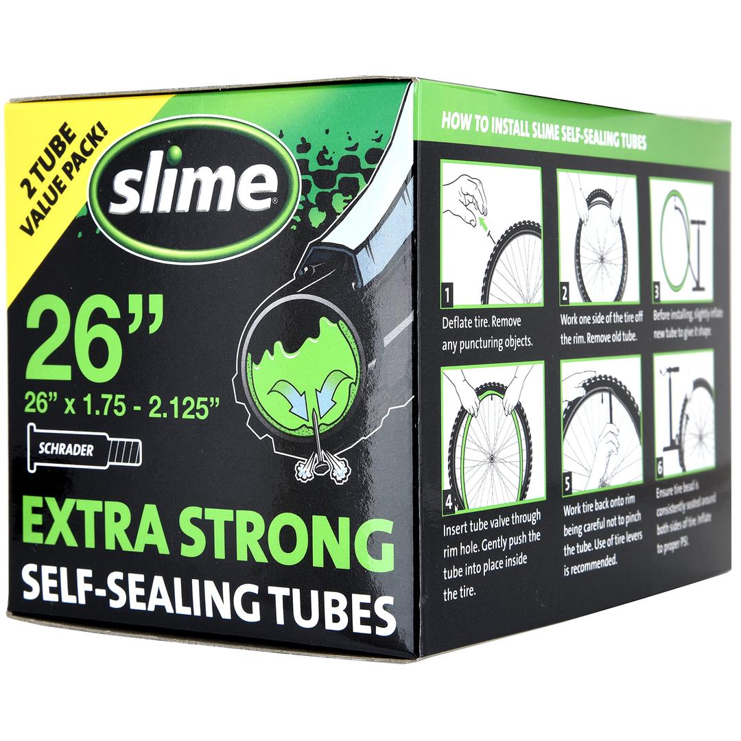 Slime 30049 Bike Inner Tube with Slime Puncture Sealant