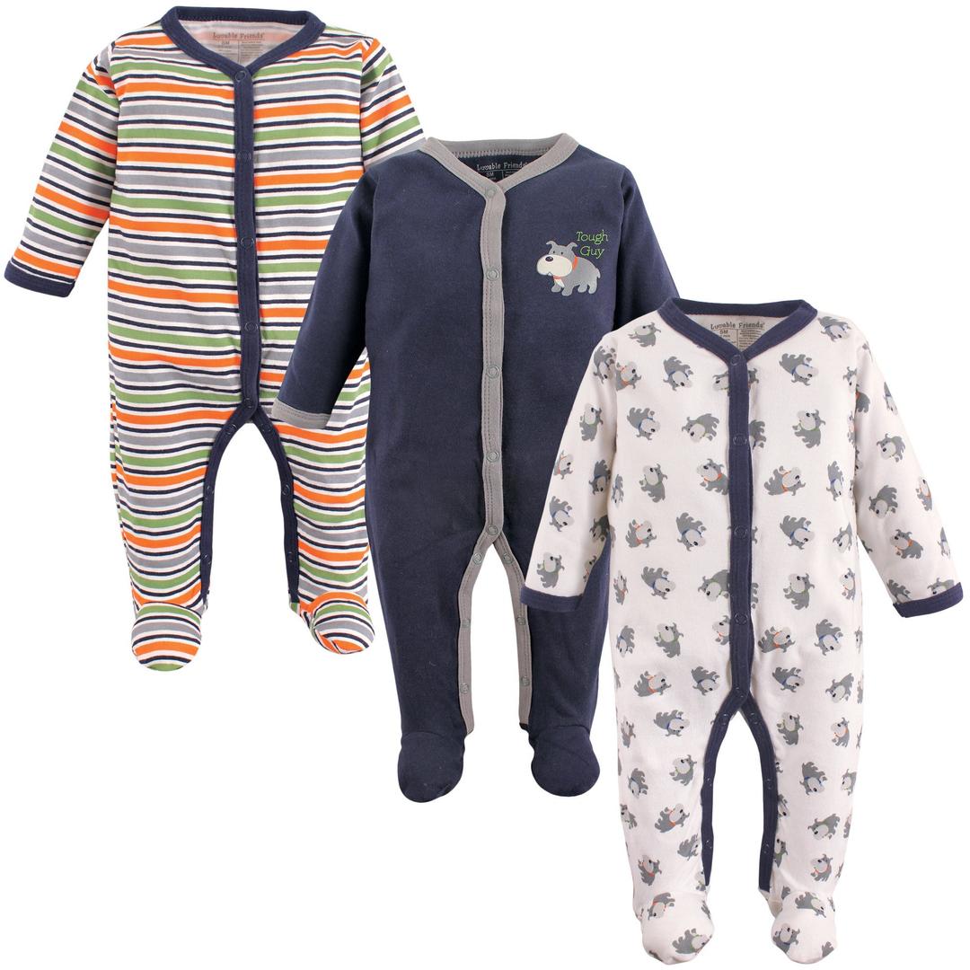 Luvable Friends Unisex Baby Cotton Sleep and Play