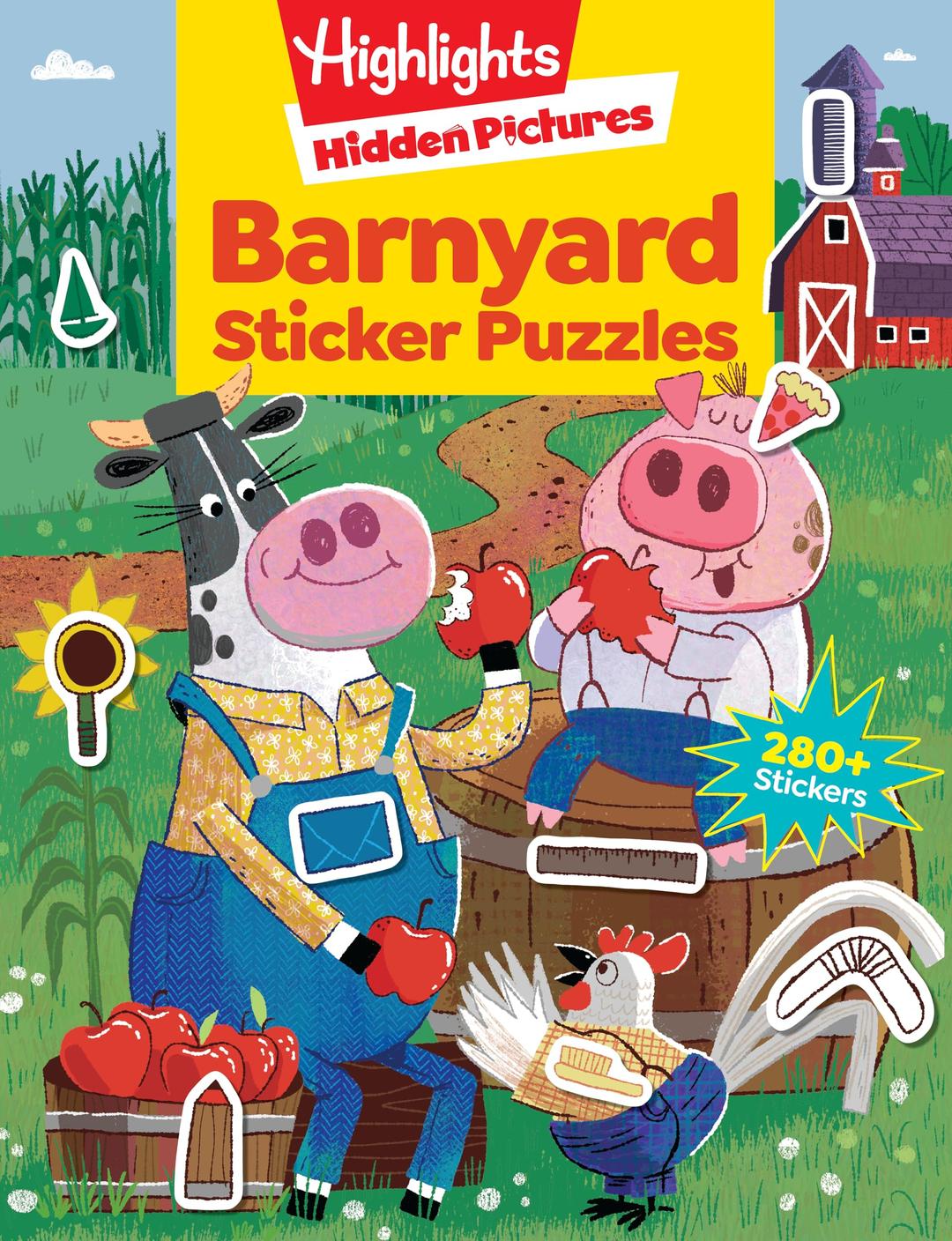 Barnyard Sticker Puzzles (Highlights™ Sticker Hidden Pictures®) Paperback – Illustrated, February 28, 2017