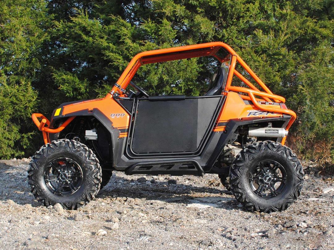 SuperATV Aluminum Doors for Polaris RZR 800/800 S / 570/900 | Automotive Style Latch | Ideal Height for Comfortable Ride