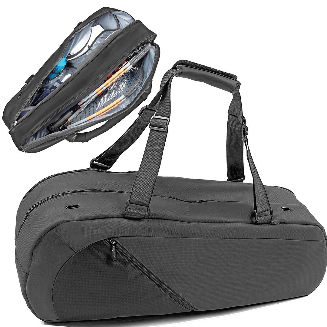 Athletico Tennis Bag and Racketball Bag - Tennis Bags for Women and Men to Hold Tennis Racket, Racquetball Racket, Pickleball Paddles and Other Equipment or Gear