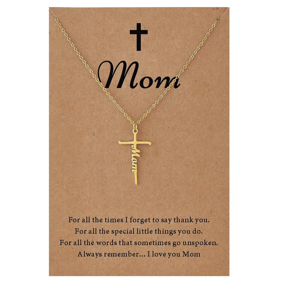 SANNYRA Faith Necklace for Women - Cross Necklace for Women - Inspirational Grace Hope Warrior Peace 14K Gold Silver Rose Gold Pendant Necklace Gift