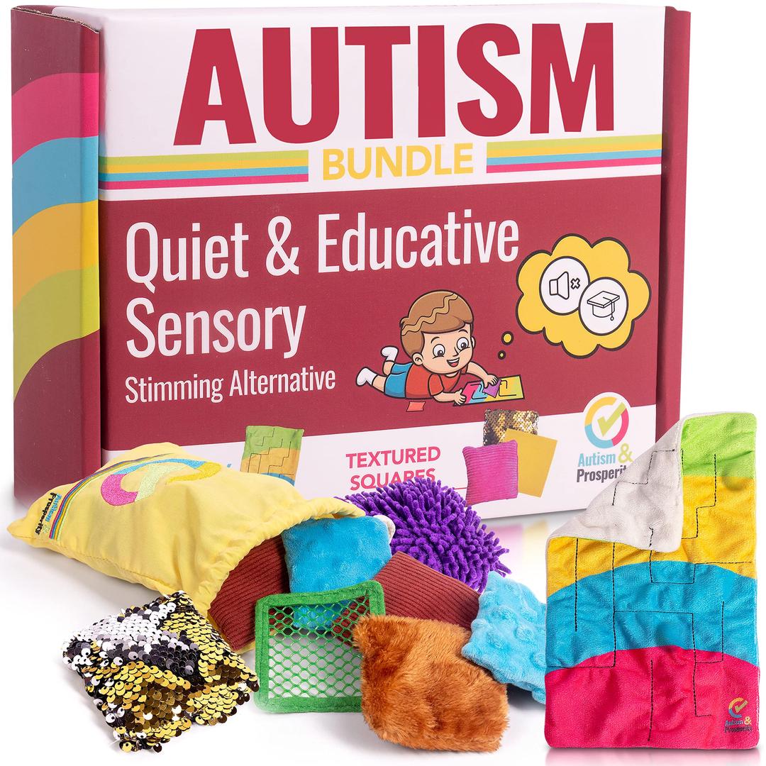 Autism & Prosperity Quiet & Educative Sensory Special Education Classroom Must Haves – Autism Toys Autism Sensory Products & Gifts, Sensory Toys for Kids with Autism Toddler Ages 3 4 5 7 8 12