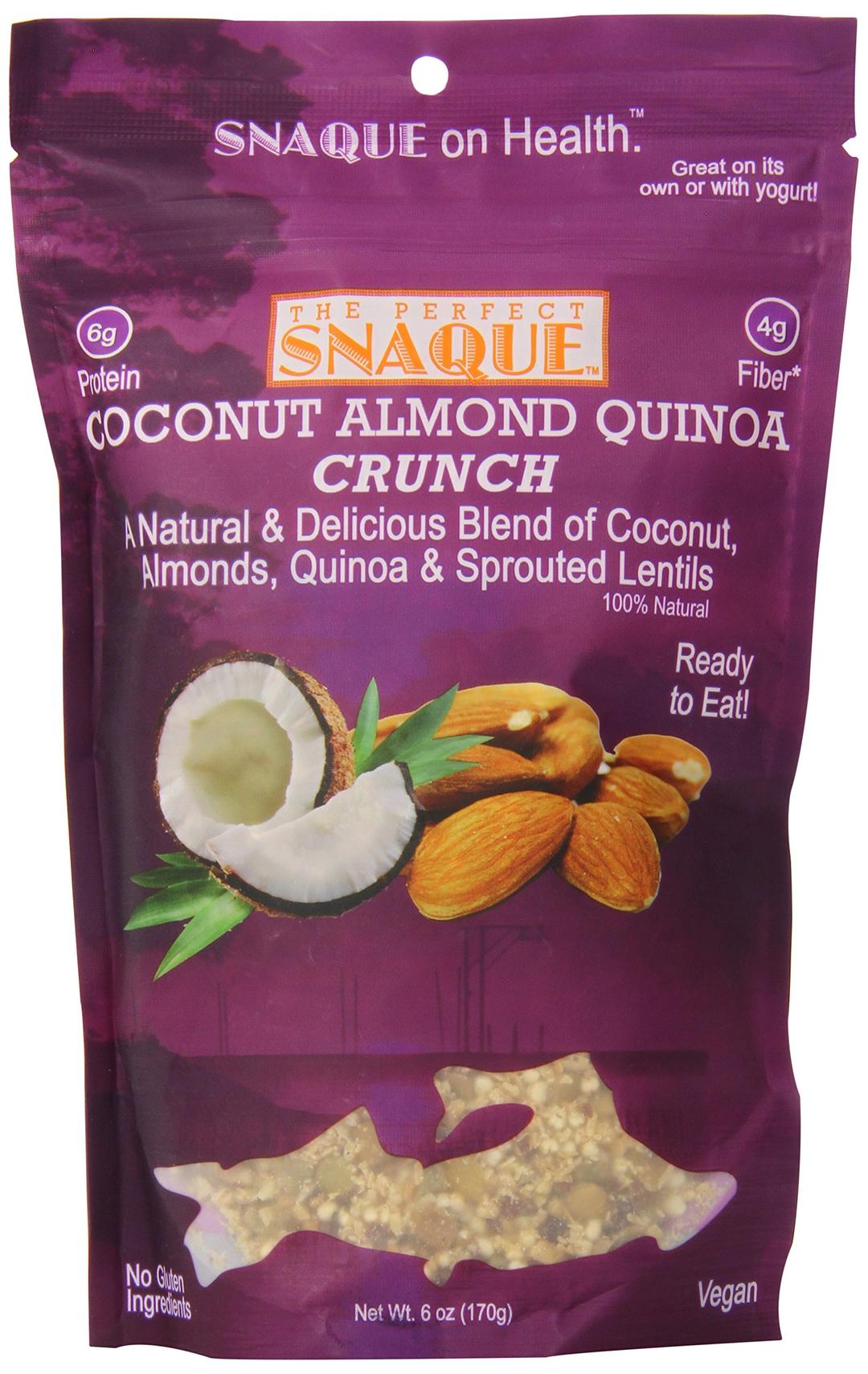 The Perfect Snaque Coconut Almond Crunch Multi Serve Bag 6oz