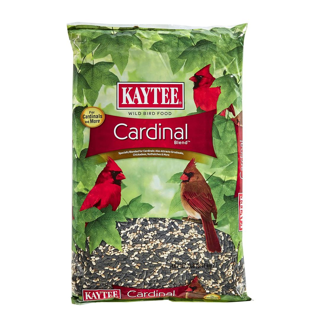 Kaytee Wild Bird Cardinal Blend Food Seed For Cardinals, Chickadees, Nuthatches and Grosbeaks, 7-Pound