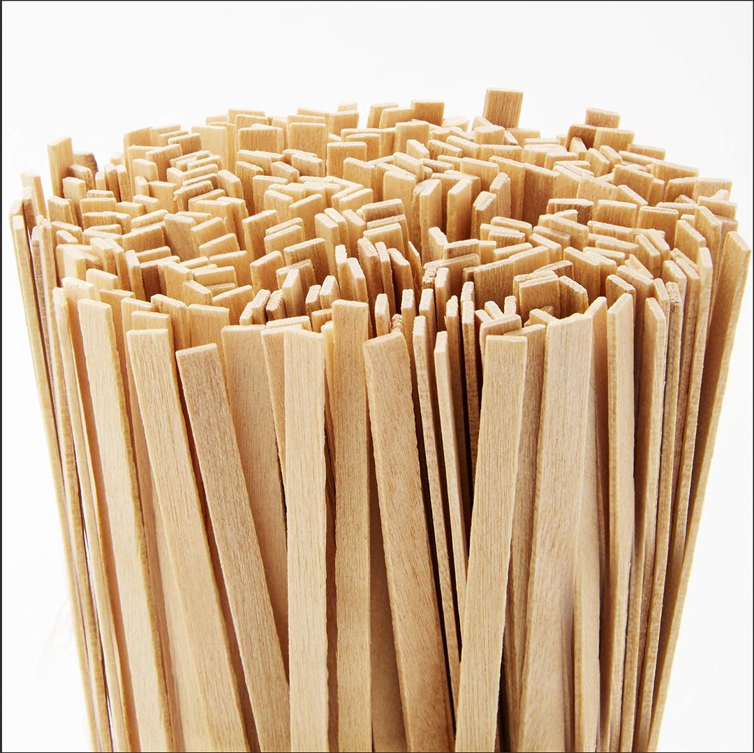 Biodegradable, Sturdy 5.5in Wood Coffee Stirrer 5000pk. Cafe Grade, Bulk Birch Wooden Beverage Stirring Stick for Tea, Cream And Sugar. Eco Friendly, Compostable Swizzle Stir Sticks Business Supplies