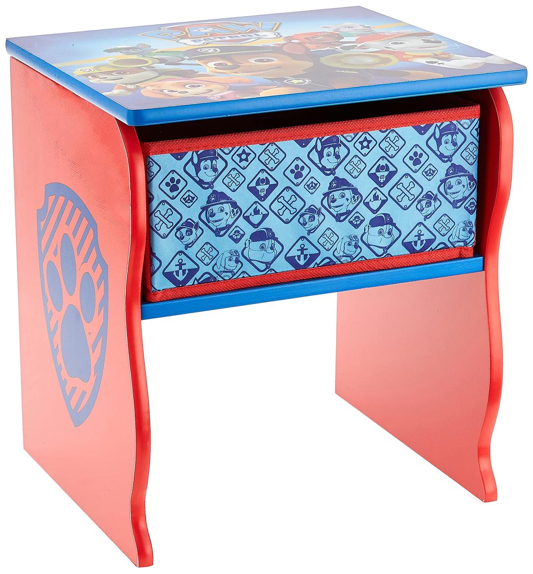 Delta Children Side Table with Storage, Nick Jr. PAW Patrol