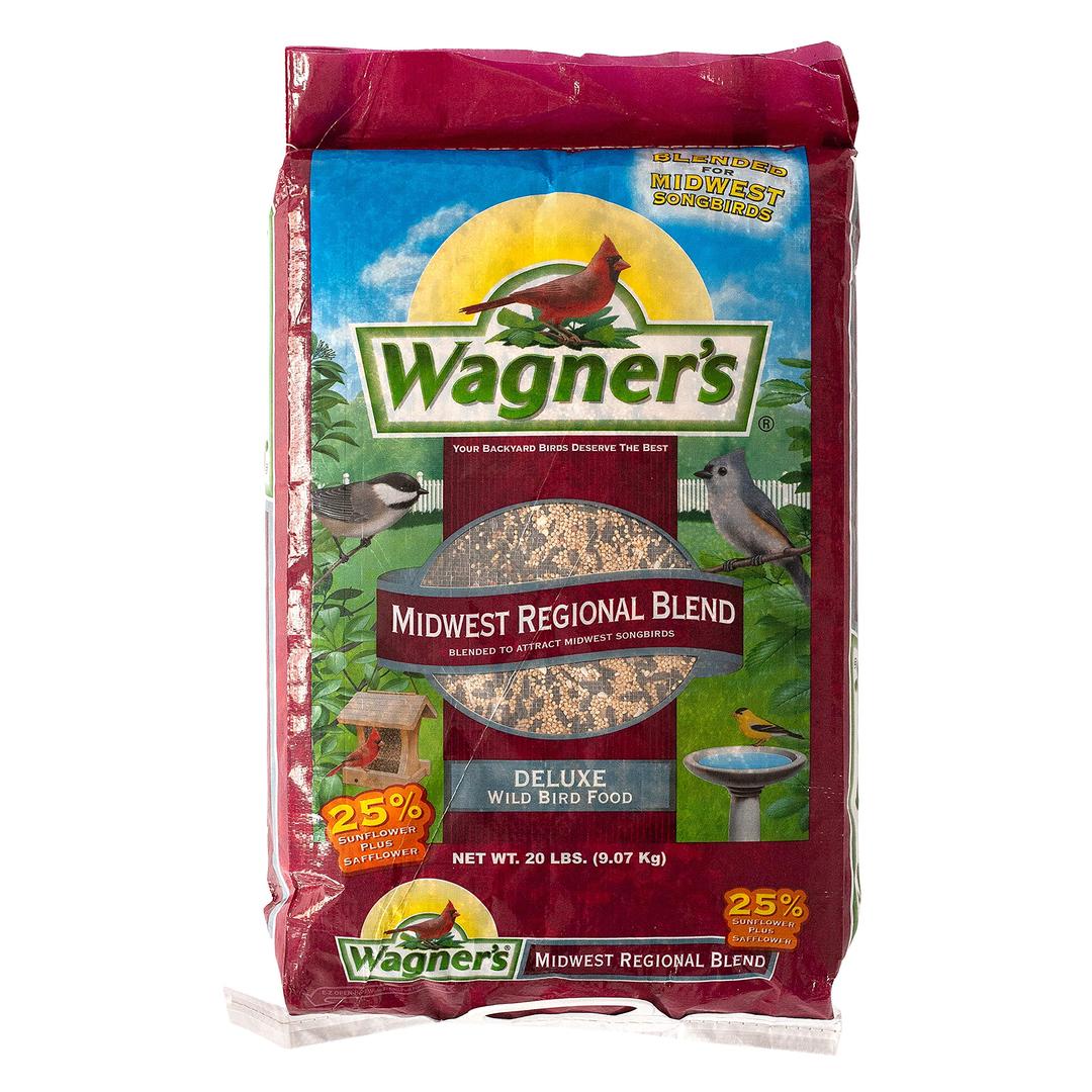 Wagner's62006 Midwest Regional Blend Wild Bird Food, 20-Pound Bag