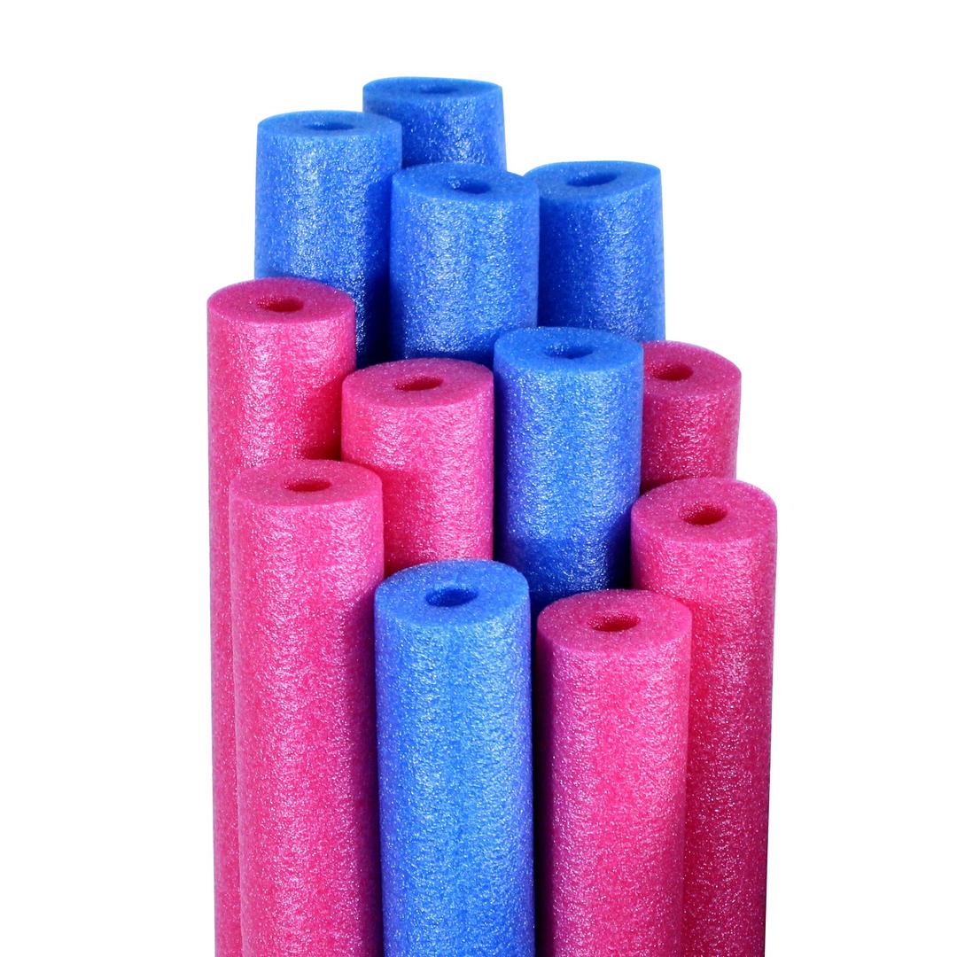 Robelle 12-Pack Pool Noodles, Blue and Pink