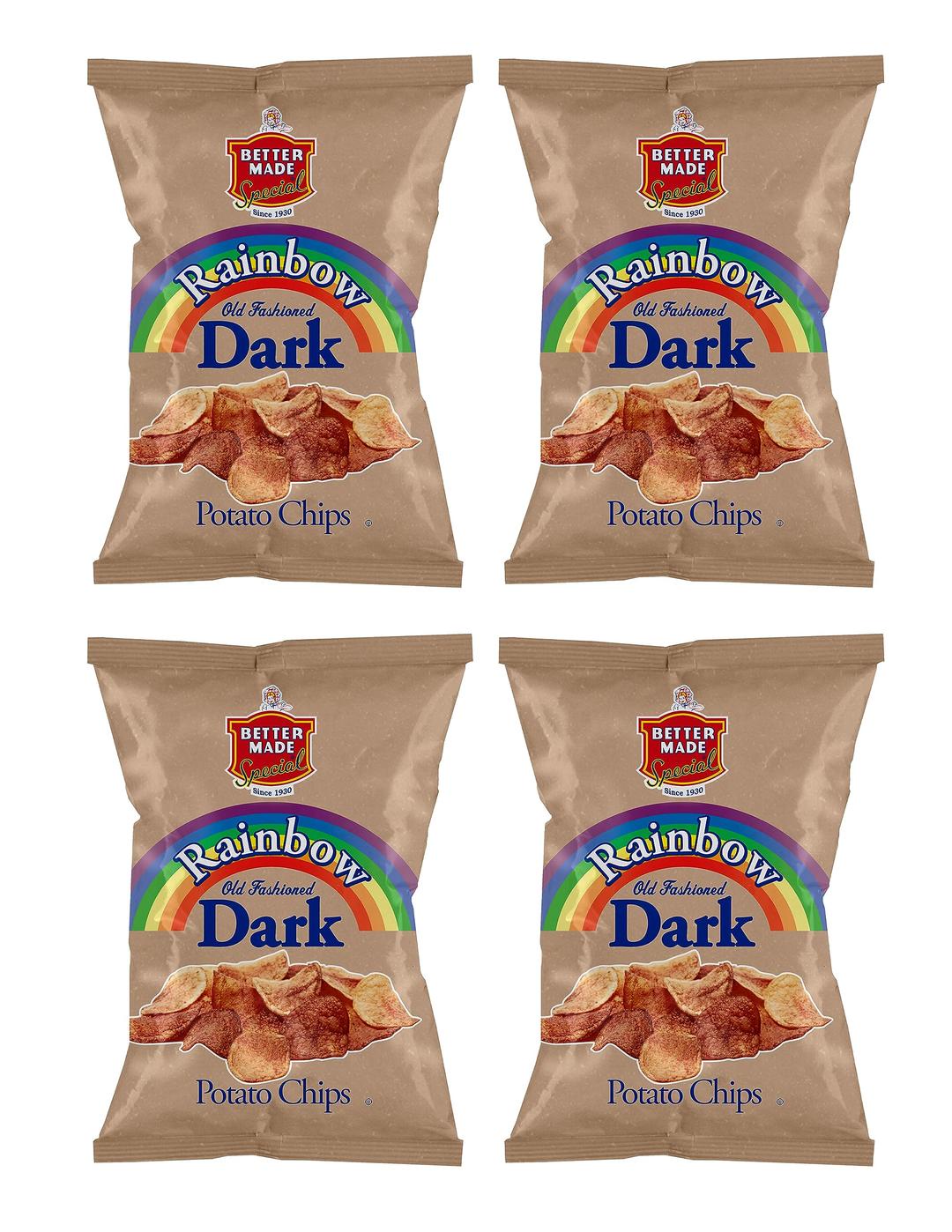 Better MadeSpecial Potato Chips - (4) x 7.5-10oz Bags - (Pack of 4) - Choose Your Flavor! (RAINBOW) - Crispy, Crunchy, Salty Snacks Made From Fresh Potatoes - Gluten Free - Family Owned and Operated