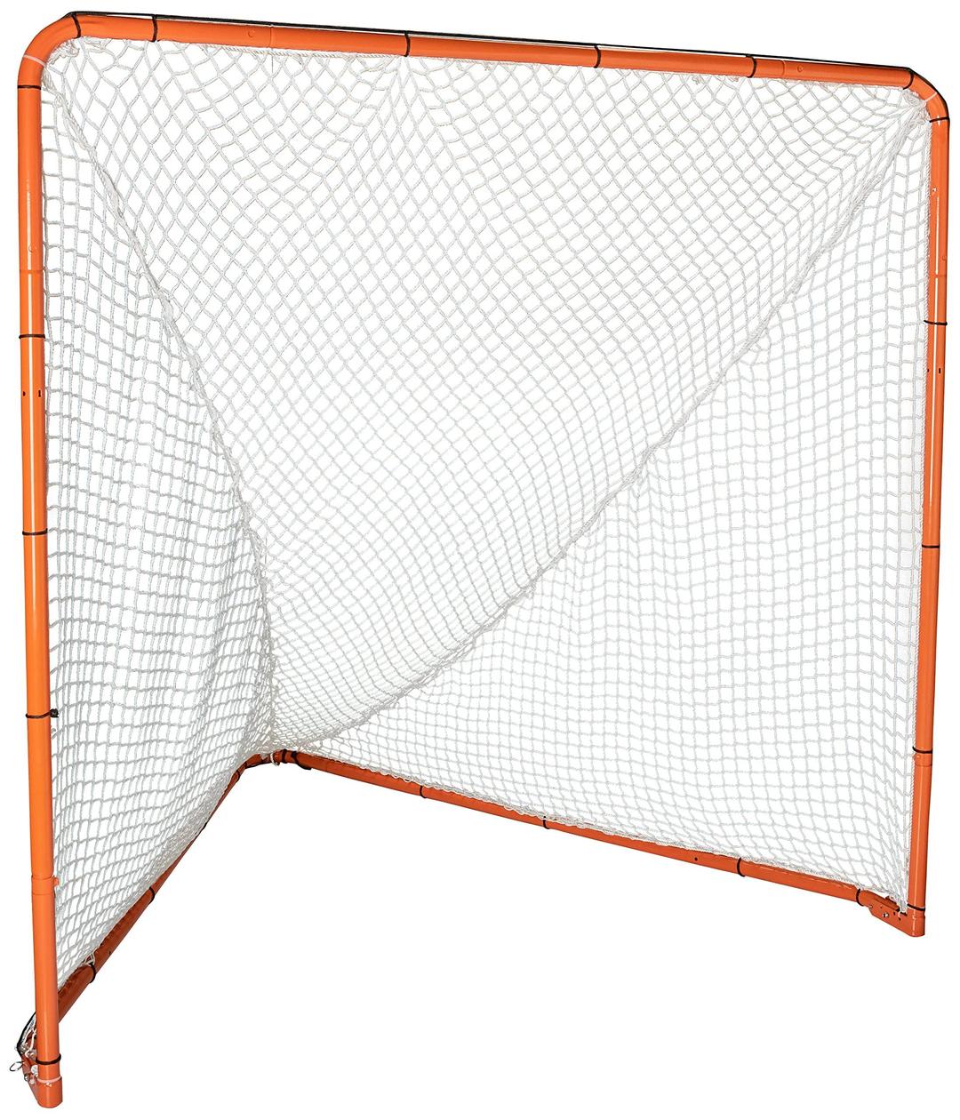 Lacrosse Folding Goal, 6 x 6-Feet, Orange