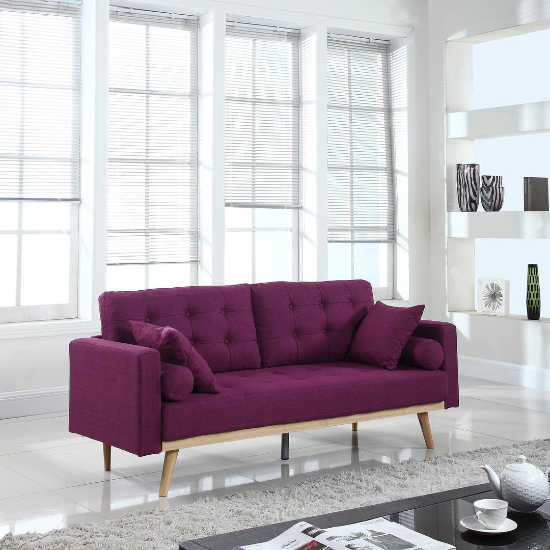 Mid-Century Sofas, Purple