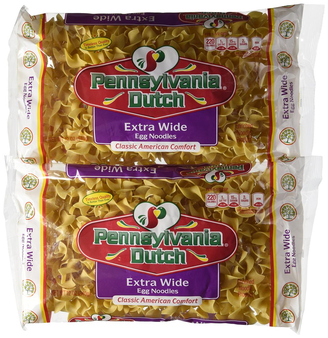 Pennsylvania Dutch Extra Broad Egg Noodles 12 Oz- 2 bags