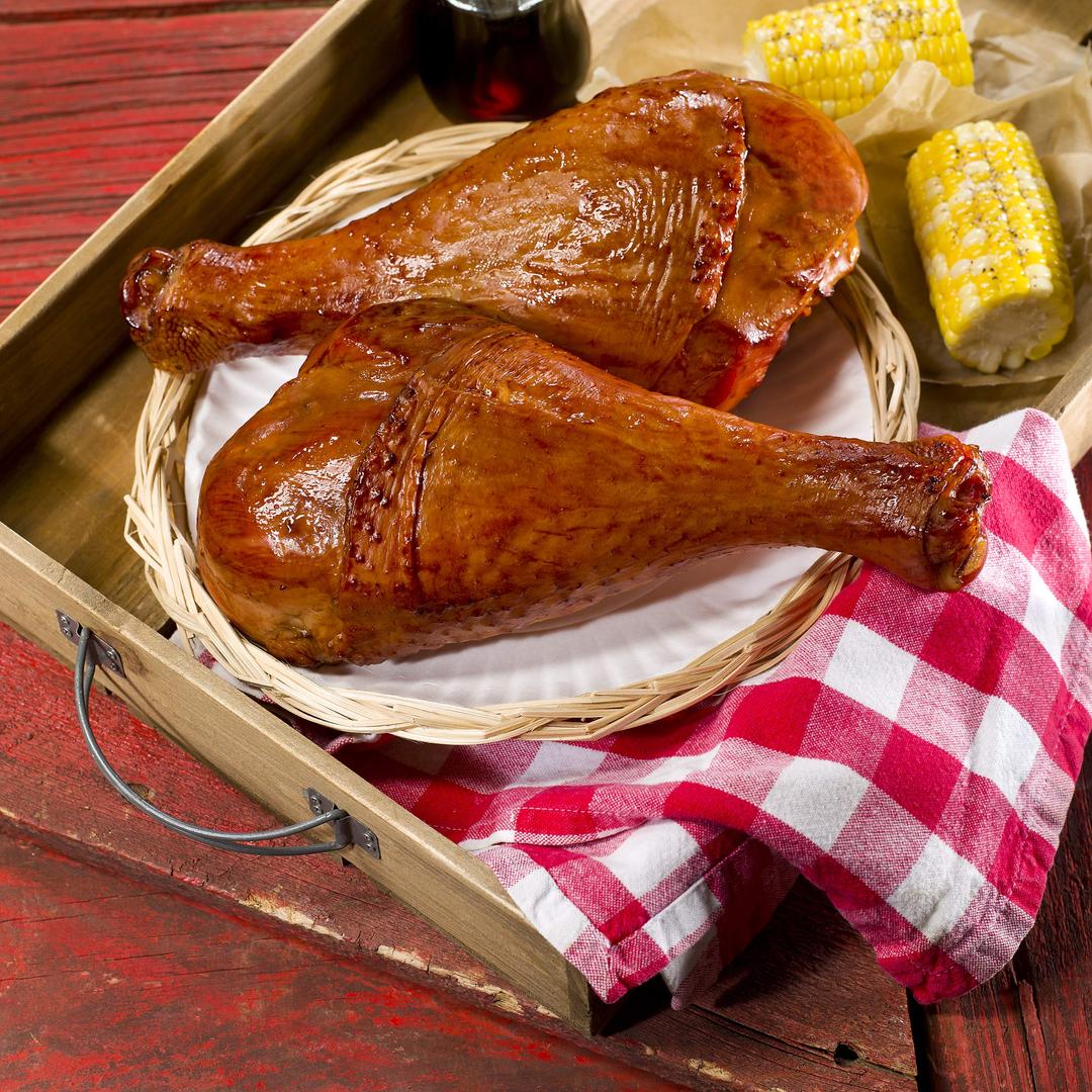 Farm Pac Kitchens Smoked Turkey Legs, 6 pc, 18oz each