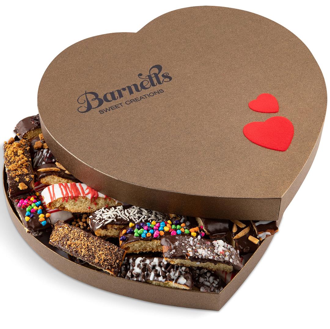 Barnetts Valentines Gift Basket Heart Box