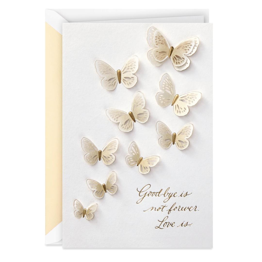 HallmarkSignature Sympathy Card (Butterflies)